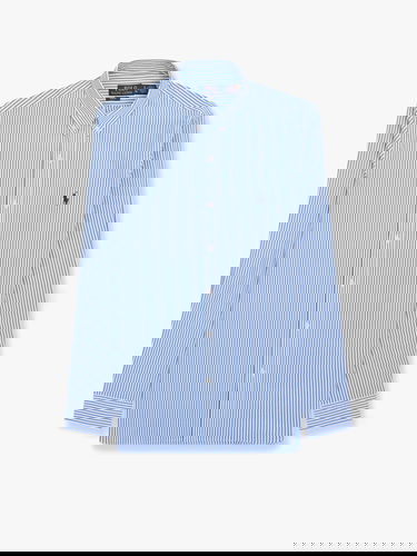 Skjorta Polo by Ralph Lauren Polo Ralph Lauren Striped Button-Down Shirt Blå | 710929344018, 0