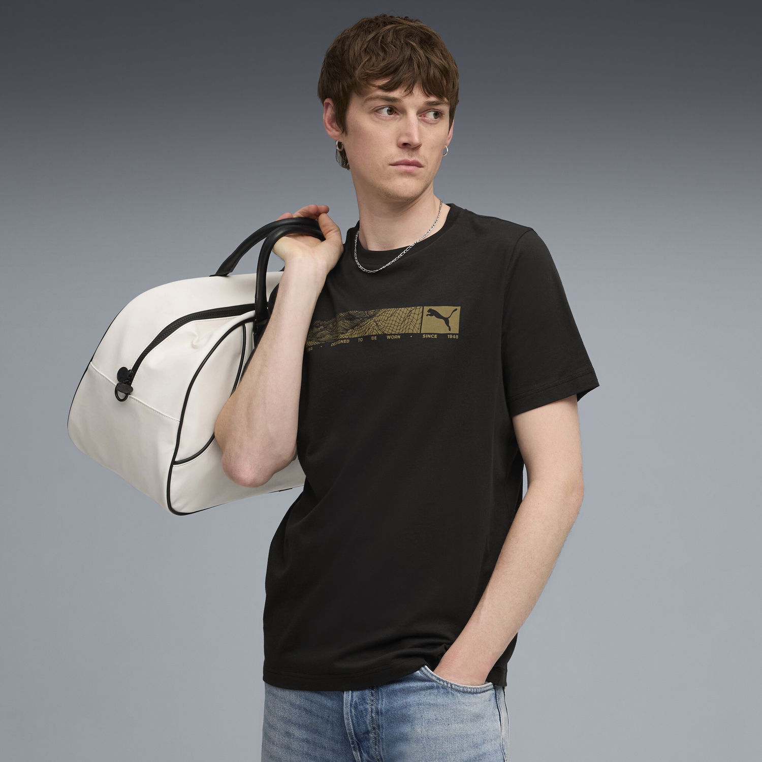 T-shirt Puma Printed PUMATECH T-Shirt Svart | 688227_01, 0