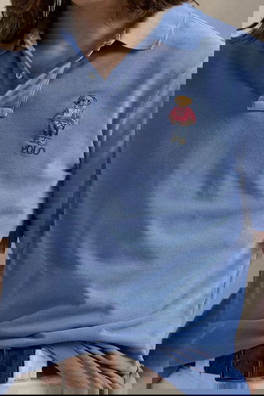 Polotröja Polo by Ralph Lauren Polo Ralph Lauren Polo Bear T-Shirt Blå | 710969629, 3