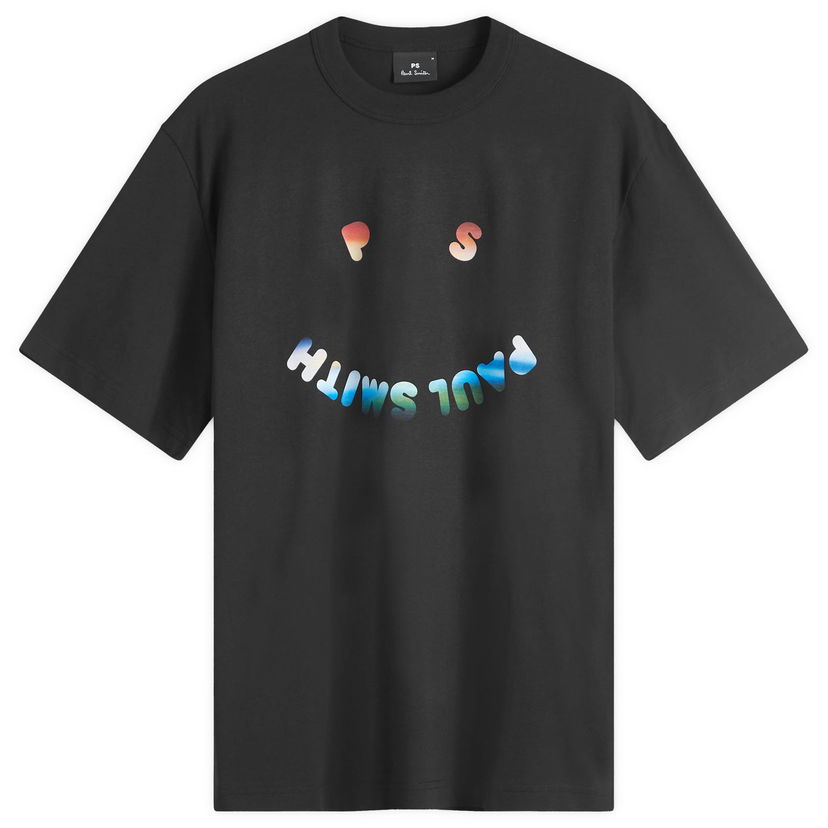 T-shirt Paul Smith PS Happy T-Shirt, Size Large Svart | M2R-220X-PP5016-79