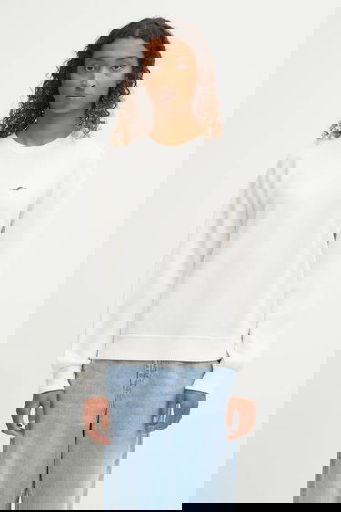 Sweater Lacoste Lacoste Crewneck Sweatshirt Vit | AF4158, 0