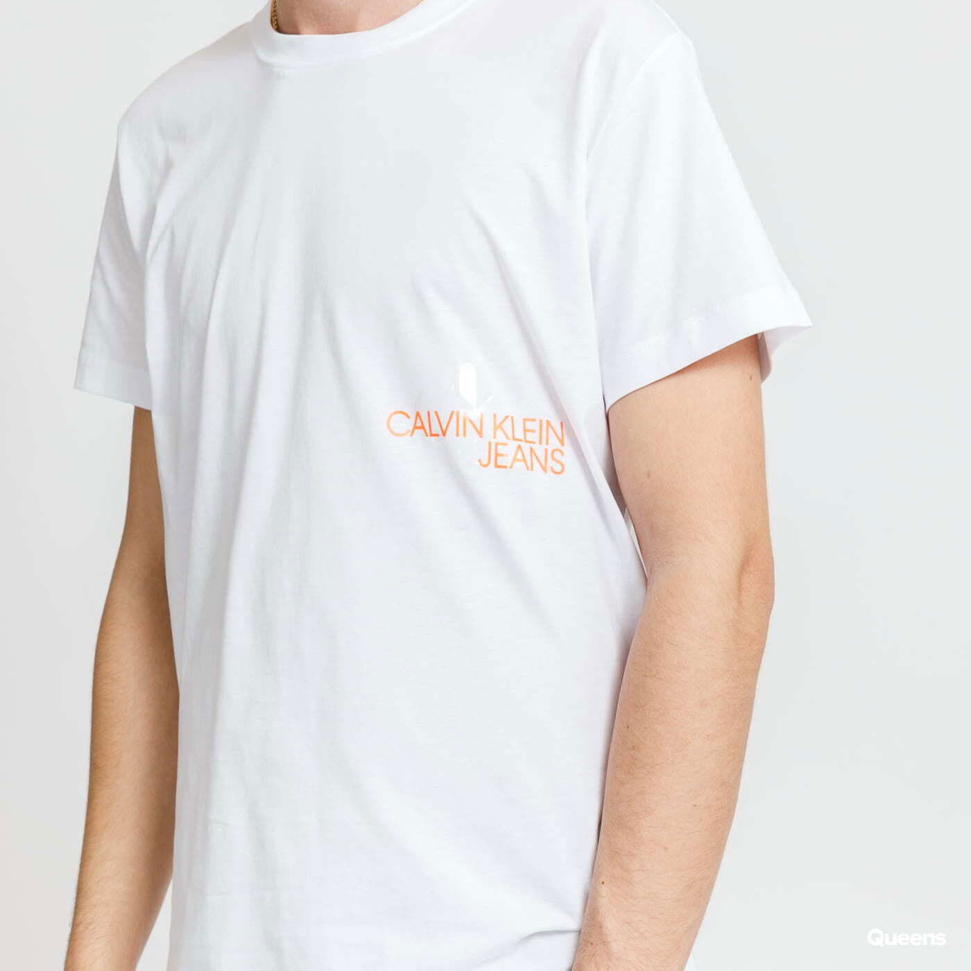 T-shirt CALVIN KLEIN Monogram Clear Vit | J30J317507 YAF, 1