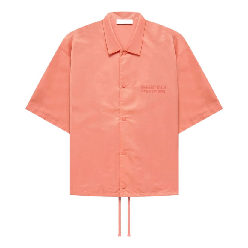 Skjorta Fear of God Essentials Nylon Shirt Orange | FOG-FW22-34