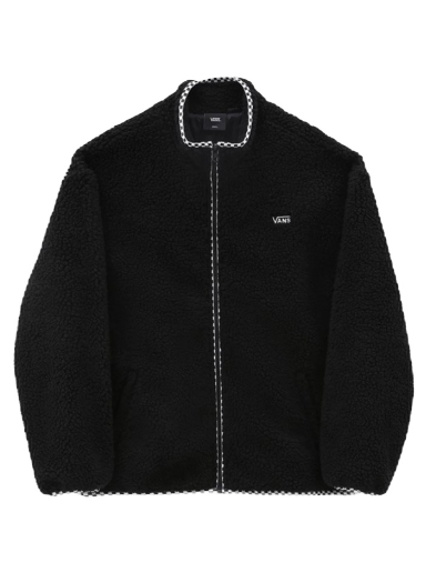 Jacka Vans Griffen Sherpa Zip Jacket Svart | VN0A7RP1BLK