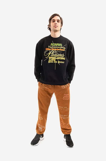 Sweatshirt Pleasures Faith Crewneck Sweatshirt Purpur | P21W027, 3