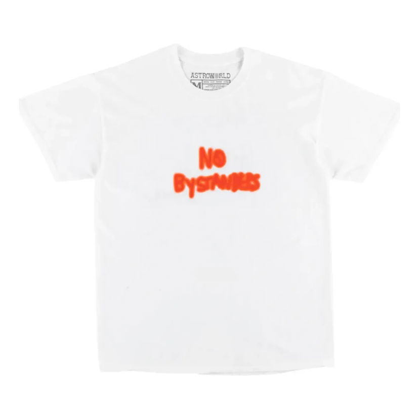 T-shirt Cactus Jack by Travis Scott Travis Scott No Bystanders T-Shirt Vit | TC-312