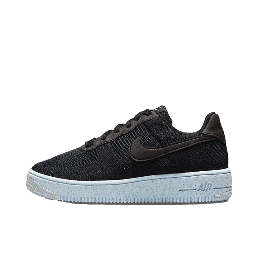 Sneakers och skor Nike Air Force 1 Crater Flyknit "Black Chambray Blue" GS Svart | dh3375-001