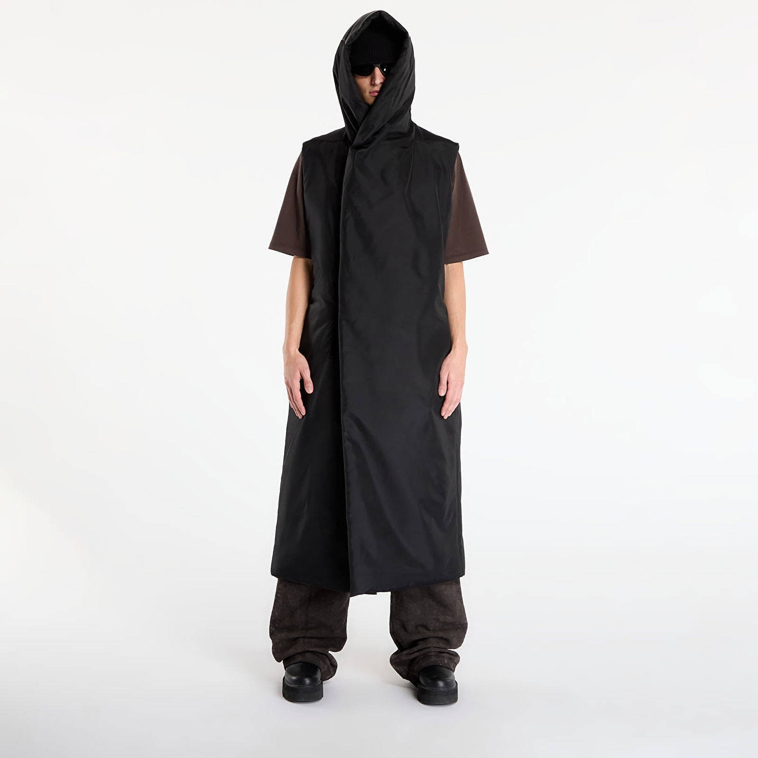 Rockar Rick Owens Rick Owens DRKSHDW Hooded Liner Svart | DU02E7972 NCV 09, 0