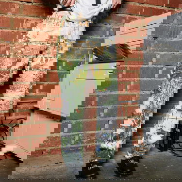 Jeans Pleasures Garden 5 Pocket Denim Pants Grön | P22W042-MULTI, 1