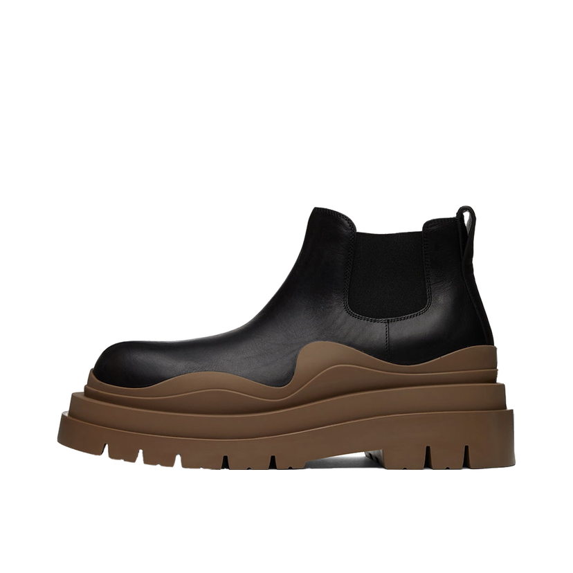 Sneakers och skor Bottega Veneta Tire Chelsea Boots "Black Brown" Brun | 630281 VBS50