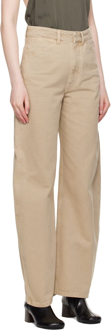 Jeans LEMAIRE Lemaire High-Waisted Curved Jeans Beige | PA1052 LD1042, 1