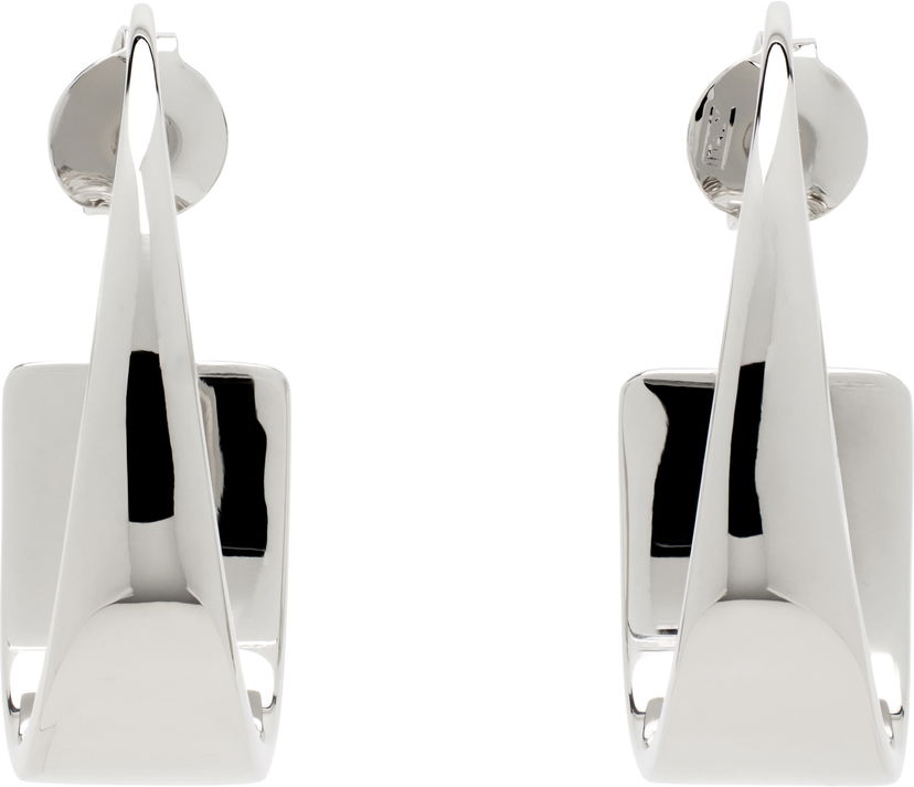 Örhängen Courrèges Courrèges One Curved Earrings Metallisk | 125BBO075LA0001