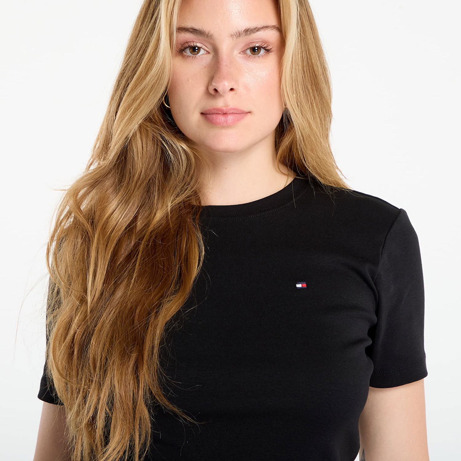 T-shirt Tommy Hilfiger Tommy Hilfiger Slim Cody Short Sleeve T-Shirt Svart | WW0WW40587 BDS, 1