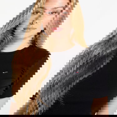 T-shirt Tommy Hilfiger Tommy Hilfiger Slim Cody Short Sleeve T-Shirt Svart | WW0WW40587 BDS, 1