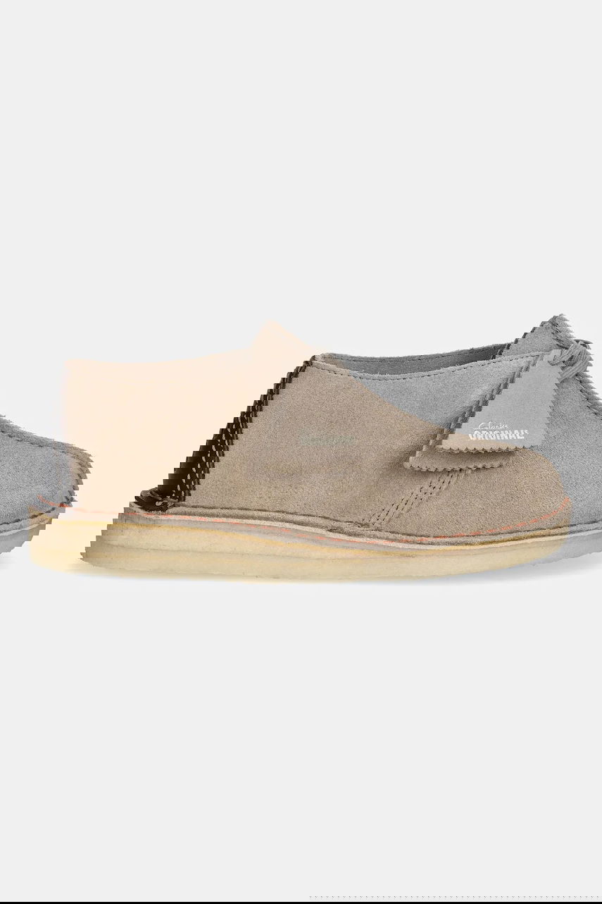 Sneakers och skor Clarks Originals Desert Trek Suede Flat-Heel Boots Beige | 26178464, 1