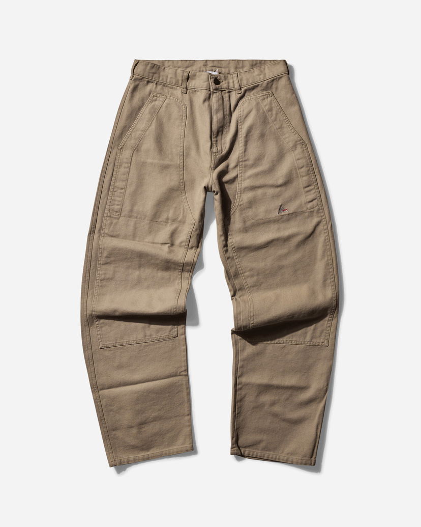 Byxor ROA Canvas Cotton Trousers Brun | RBMW0363FA261 BEG0002