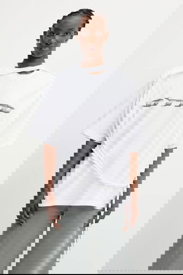 T-shirt Ottolinger Ottolinger Oversized T-Shirt Vit | 115.103415.01, 0