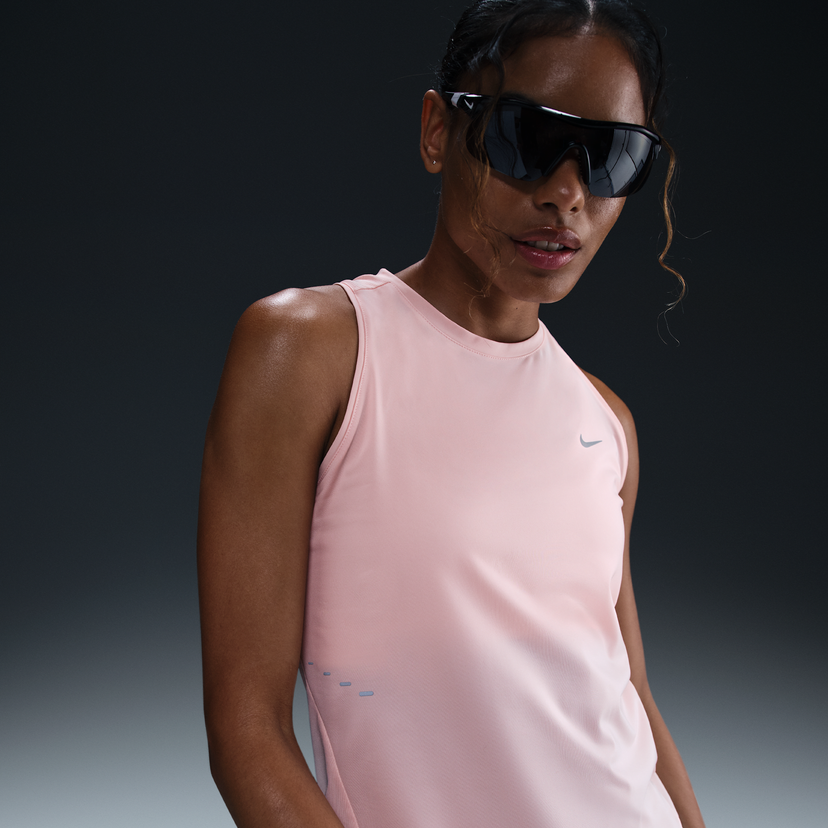 Linne Nike Swift Dri-FIT Running Tank Top Rosa | HQ0620-607