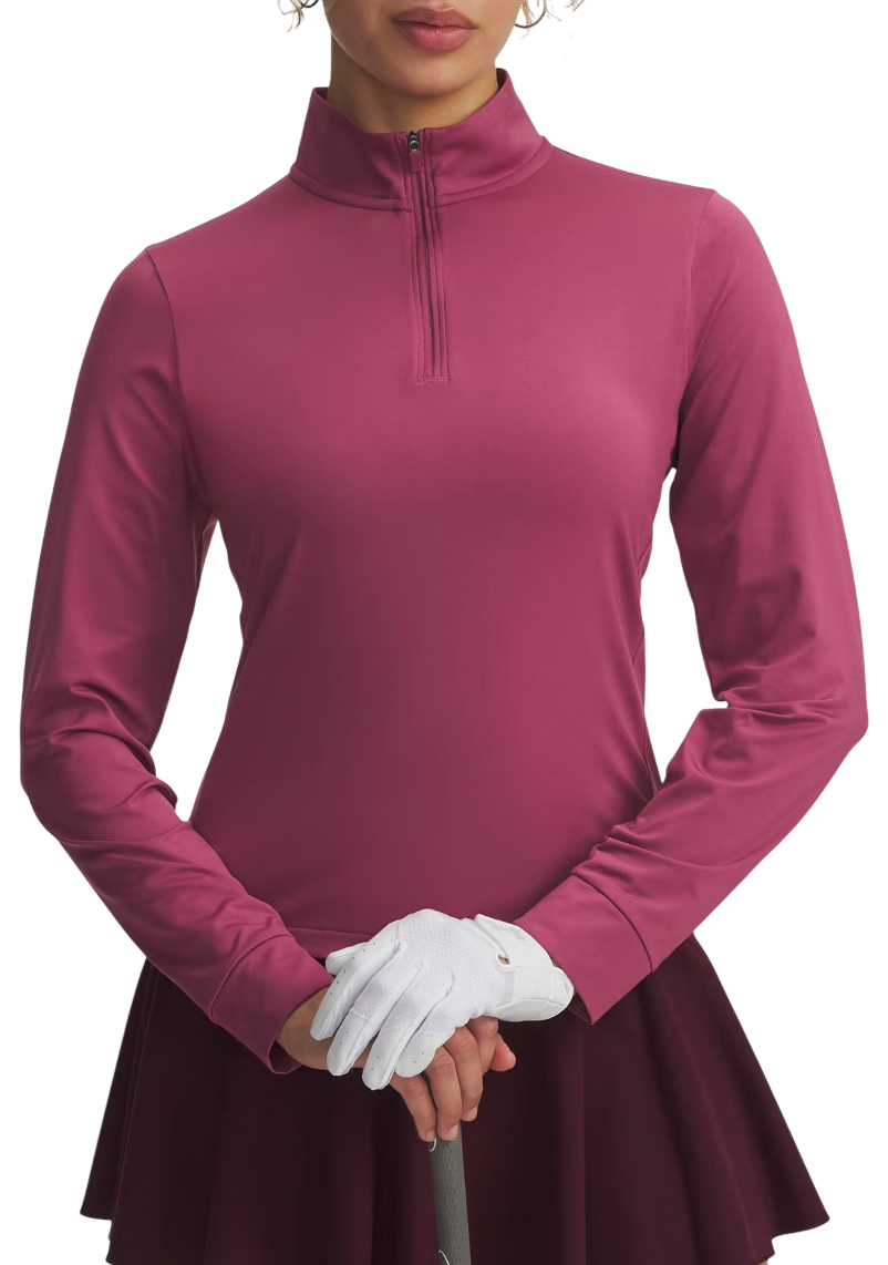 Sweatshirt Under Armour Drive 1/4 Zip Long Sleeve Mock Neck Pullover Bourgogne | 6003797-659, 0
