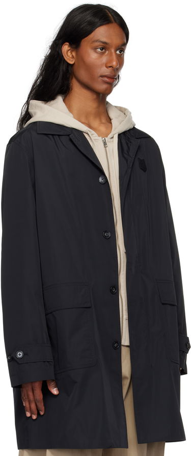 Rockar MAISON KITSUNÉ Maison Kitsuné Light Mac Coat Svart | OM02212WQ4044, 1