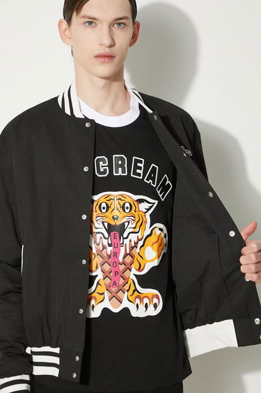 Bomberjacka BILLIONAIRE BOYS CLUB Billionaire Boys Club Arch Logo Lightweight Varsity Bomber Jacket Svart | B24201, 7