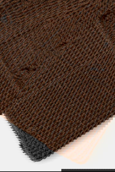 Mössa Maison Margiela MM6 Maison Margiela Logo Patch Beanie Brun | SH0TB0001 M13138, 4