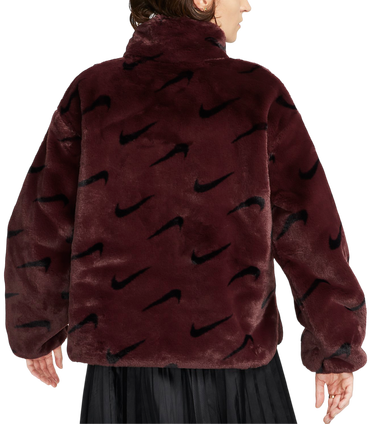 Jacka Nike Plush Jacket Bourgogne | DQ6842-652, 2