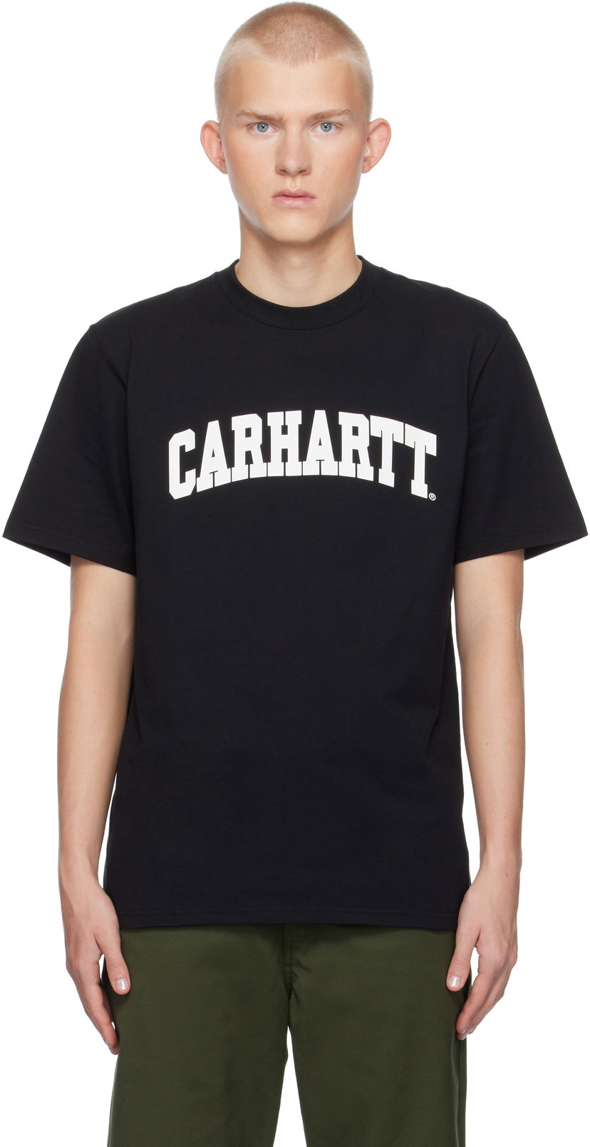T-shirt Carhartt WIP Black University T-Shirt Svart | I034851