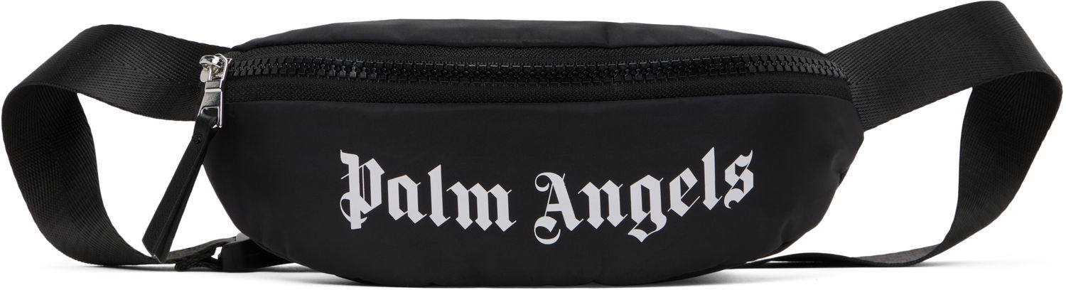Midjeväska Palm Angels Palm Angels Over Logo Belt Bag Svart | PBNO006S25FAB0011001, 0