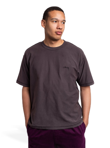 T-shirt Stüssy Pig. Dyed Inside Out Crew Svart | 1140283