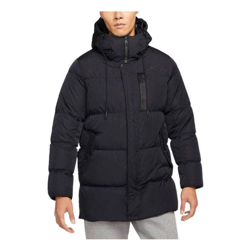 Parkas Jordan Zipper Down Jacket Svart | DZ4554-010