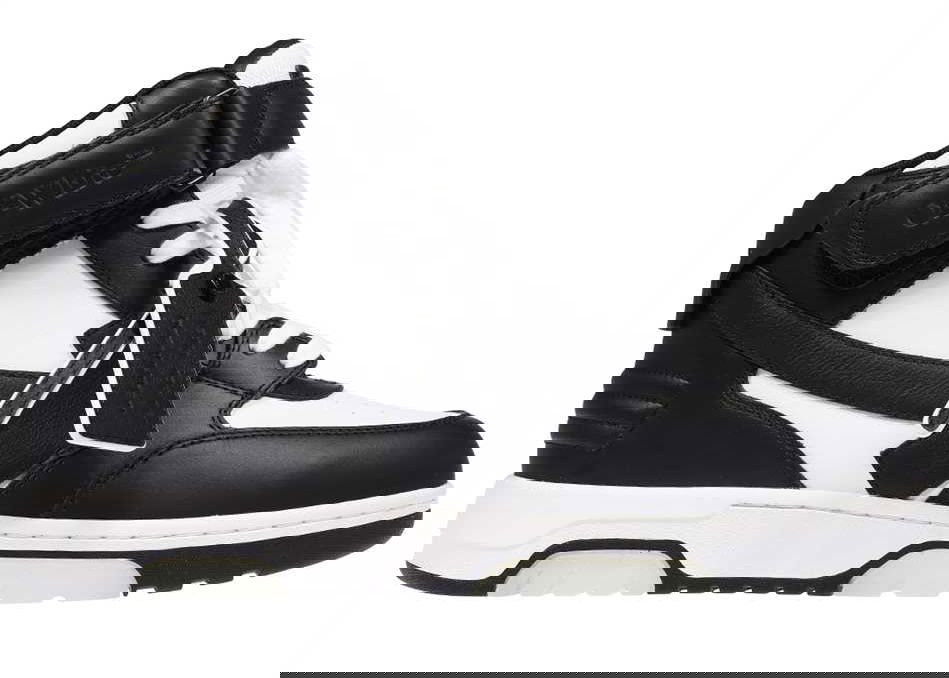 Sneakers och skor Off-White Out Of Office Mid Top "Panda" Svart | OMIA259C99-LEA002-0110, 0