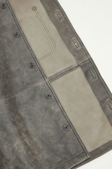 Skjorta Samsoe Samsoe Samsoe Samsoe Saruffo X C Leather Shirt Jacket Grå | M24400053, 4