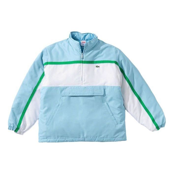 Vindjacka Supreme Supreme x Lacoste Half Zip Pullover Blå | SUP-FW19-547, 0