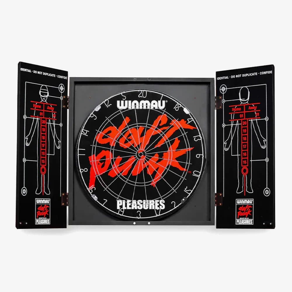 Sportutrustning Pleasures PLEASURES Daft Punk Schematic Dartboard Cabinet Flerfärgad | P25DP028-BLACK, 0