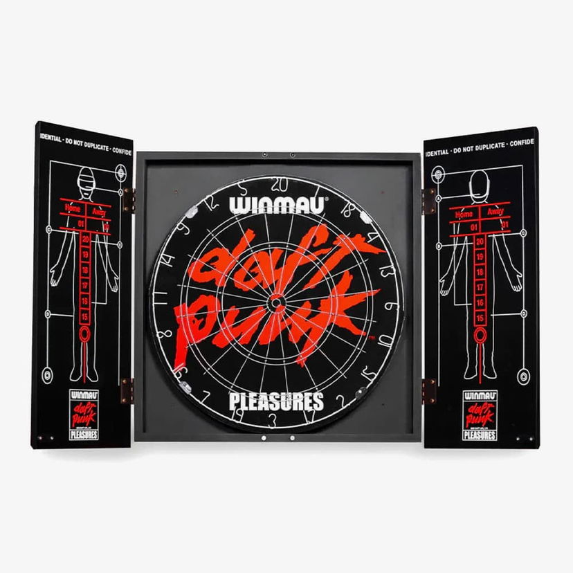 Sportutrustning Pleasures PLEASURES Daft Punk Schematic Dartboard Cabinet Flerfärgad | P25DP028-BLACK
