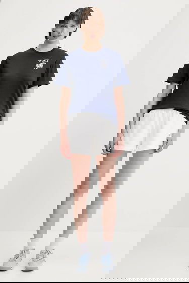 Shorts Sporty & Rich Sporty & Rich Bh Crest Soft Disco High Waist Shorts Vit | SH052626256WH01, 4