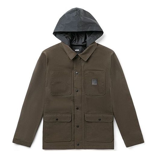 Regnrock Vans Vans Cargo Hooded Jacket Grön | VN0A456ZTT5