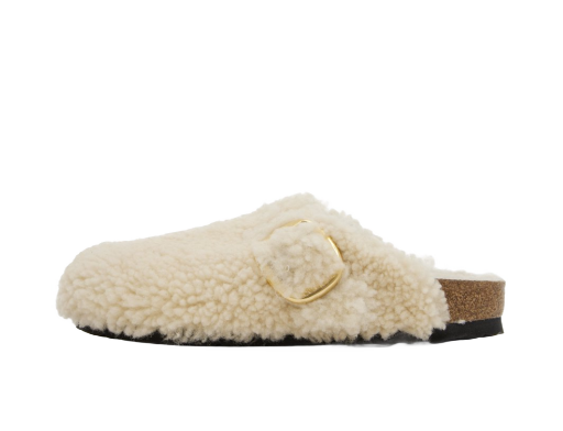 Livsstil Birkenstock Boston Big Buckle Eggshell Beige | 1025664