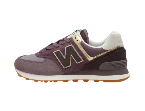 Sneakers och skor New Balance 574 "Metallic Patch Purple" Brun | WL574MLB