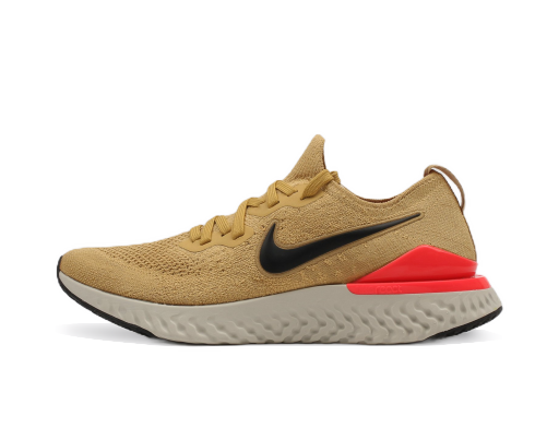 Löpning Nike Epic React Flyknit 2 Metallisk | BQ8928-700