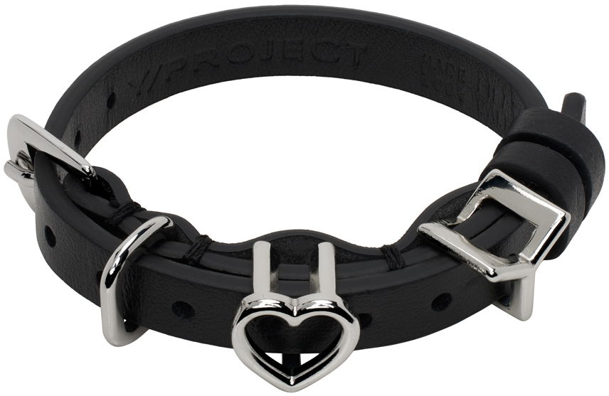 Armband Y/PROJECT Heart Belt Bracelet Svart | 640BR003, 0