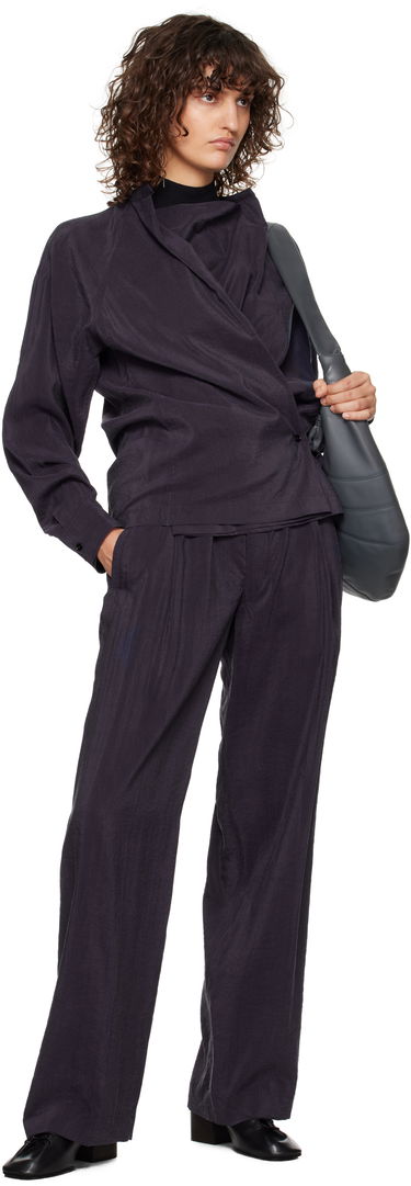 Axelväska LEMAIRE Lemaire Twisted Wrap Blouse Grå | TO1081 LF1308, 3