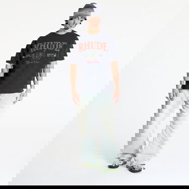 T-shirt Rhude Rhude Bay Of Angels Yacht T-Shirt Svart | RHPS25TT010122306, 4