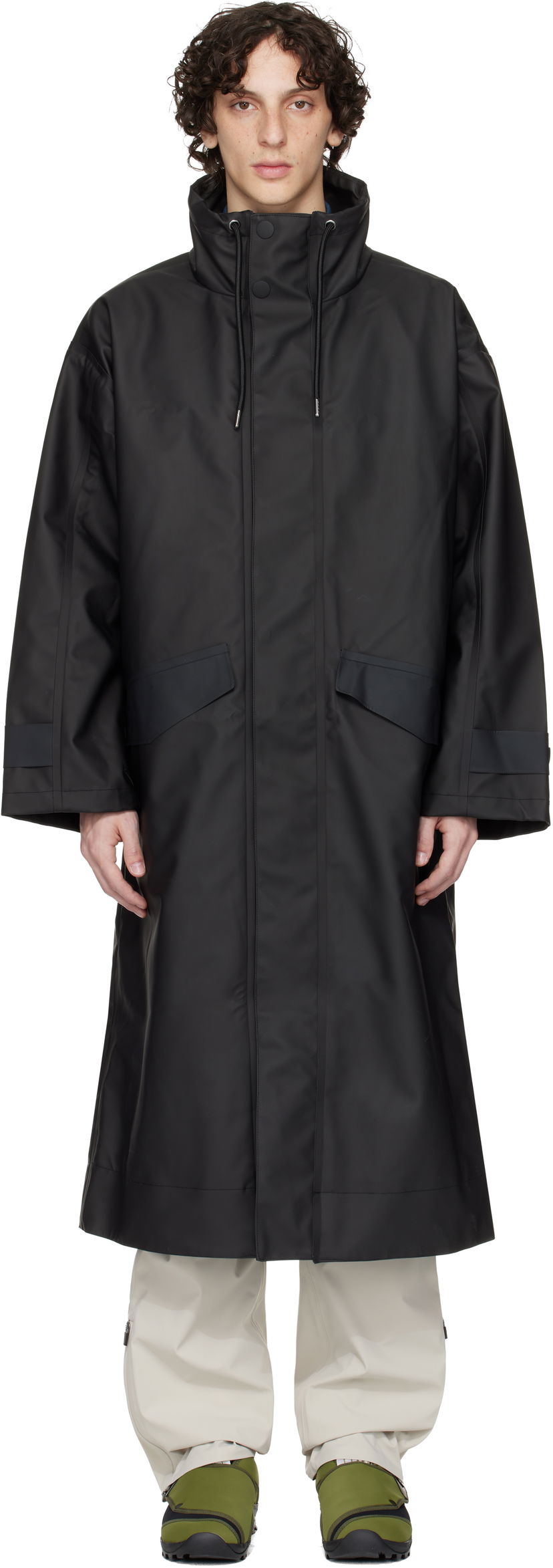 Regnrock Rains RAINS Vision Long Raincoat Svart | 17190