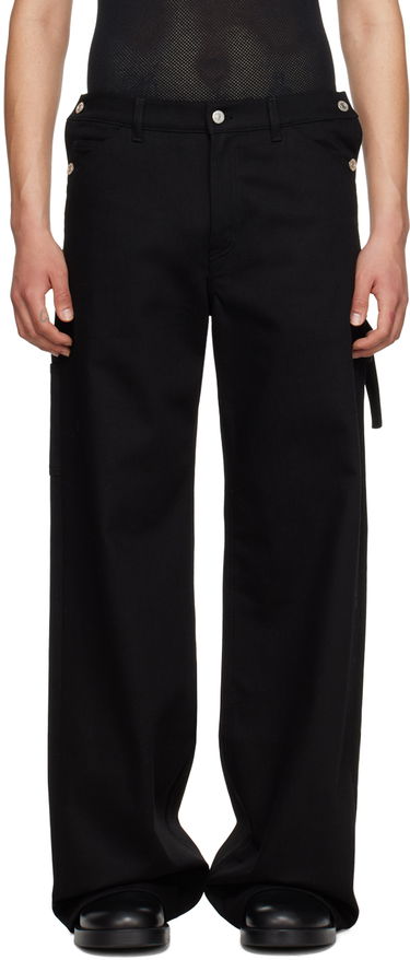 Cargo byxor Courrèges Courrèges Sailor Jeans Svart | 124DPA188DE0020, 0