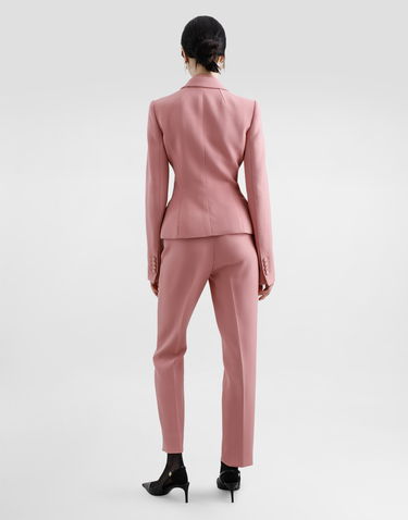 Byxor Dolce & Gabbana Dolce & Gabbana Tailored Double Wool Crepe Pants Rosa | FTAM2TFU2L8F0473, 2
