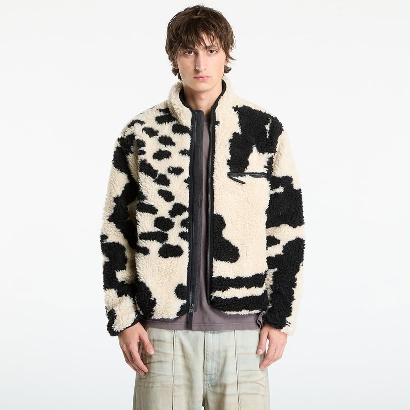 Jacka OBEY Jacket Shaggy Sherpa Jacket Clay Multi Beige | 121800607-CLY