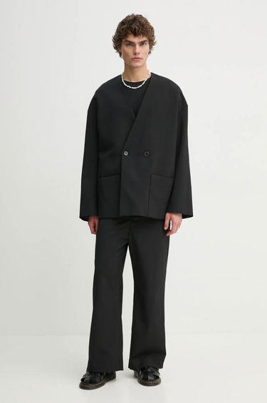 Jacka Nanushka Nanushka CEDRIC Wool Blend Blazer Svart | NM24FWJK24499, 1