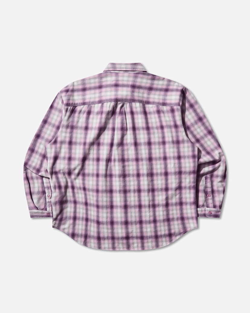 Skjorta ERL Plaid Overshirt Purpur | ERL11B003 1